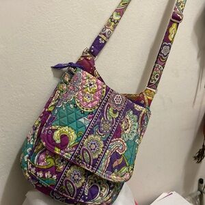 Vera Bradley purple paisley .